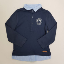 بلوز یقه دار پسرانه 29213 سایز 3 تا 8 سال مارک TOPOLINO