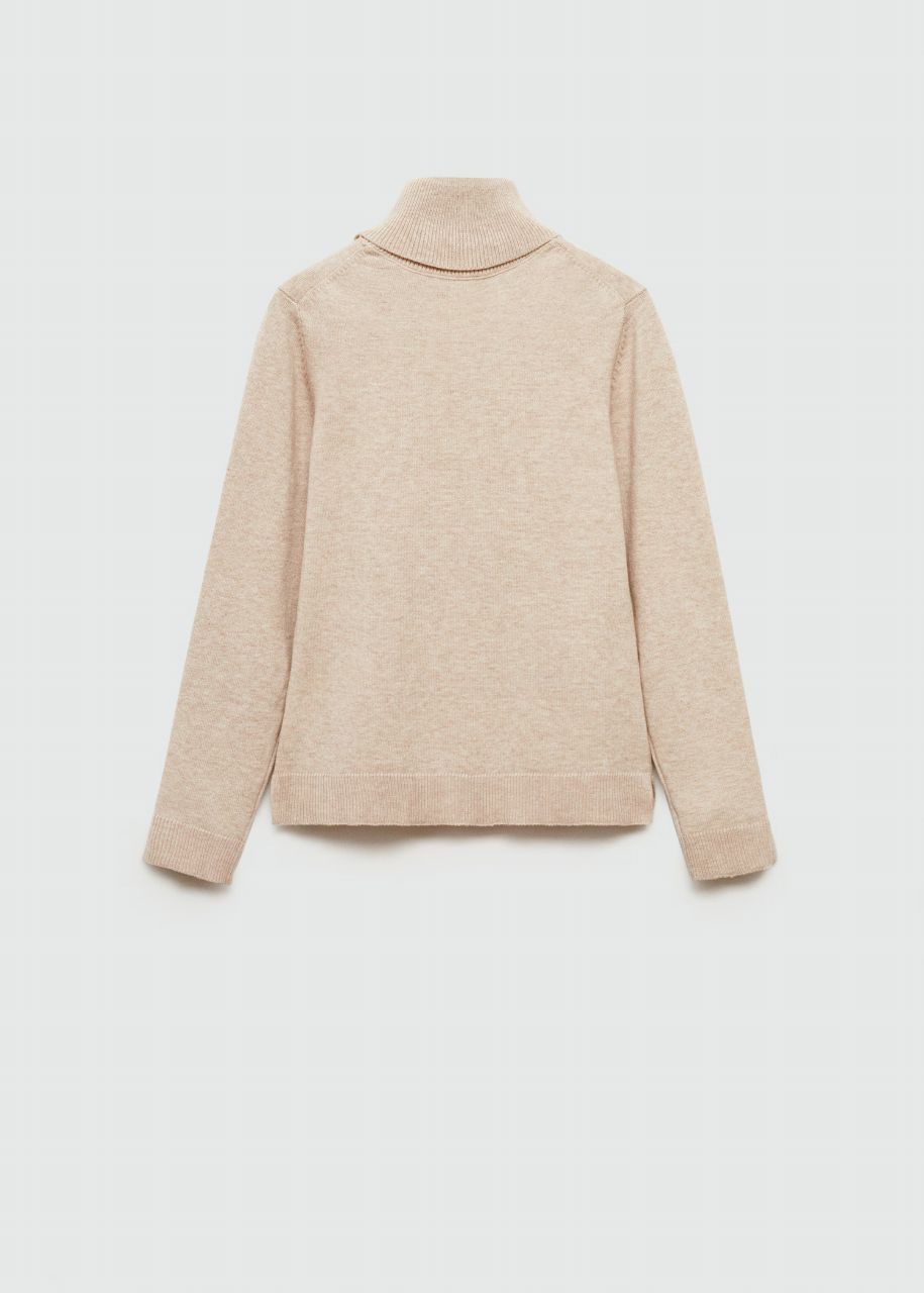 بافت یقه اسکی دخترانه 29241 سایز 5 تا 14 سال مارک MANGO