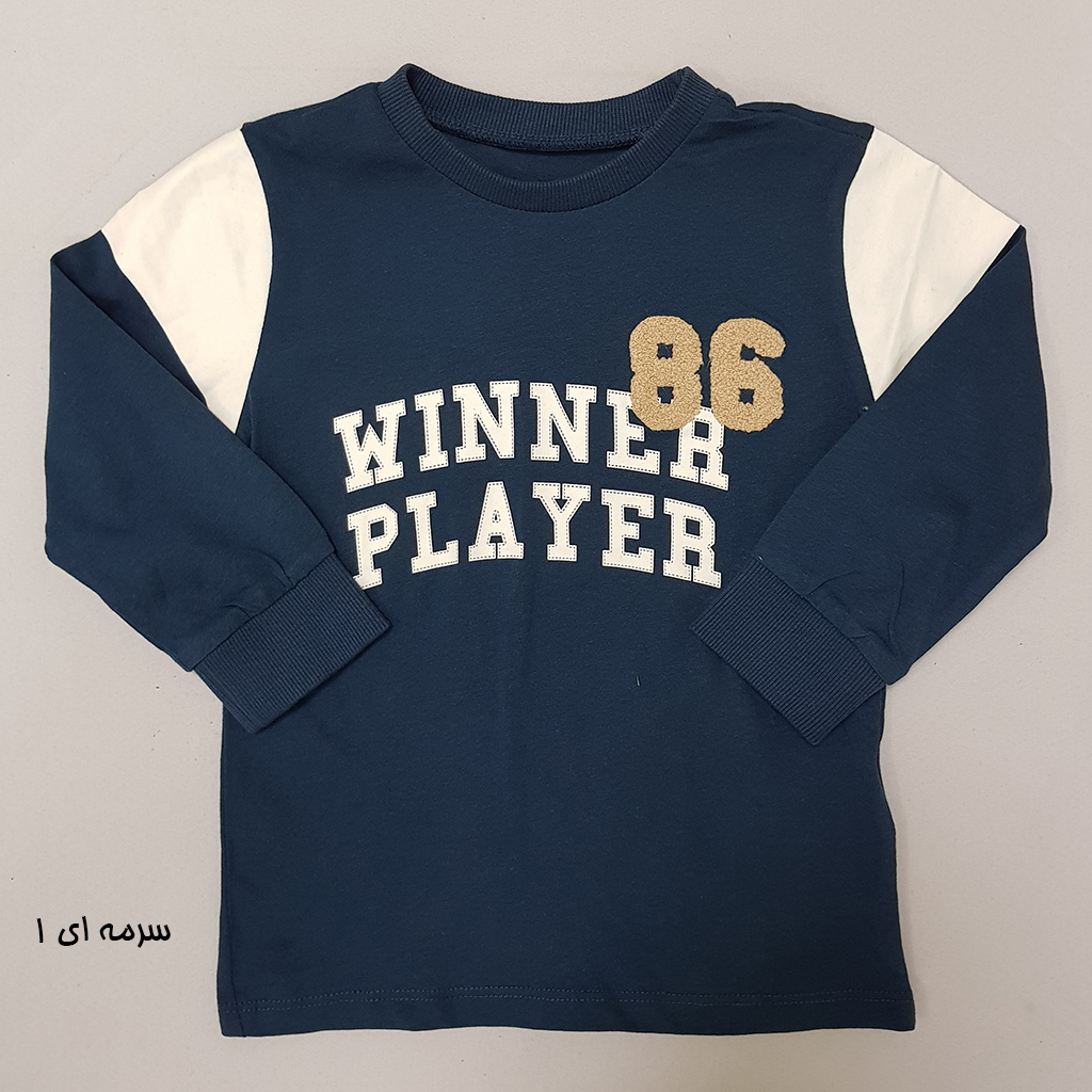 بلوز پسرانه 29227 سایز 9 ماه تا 8 سال کد 32 مارک LC WALKIKI