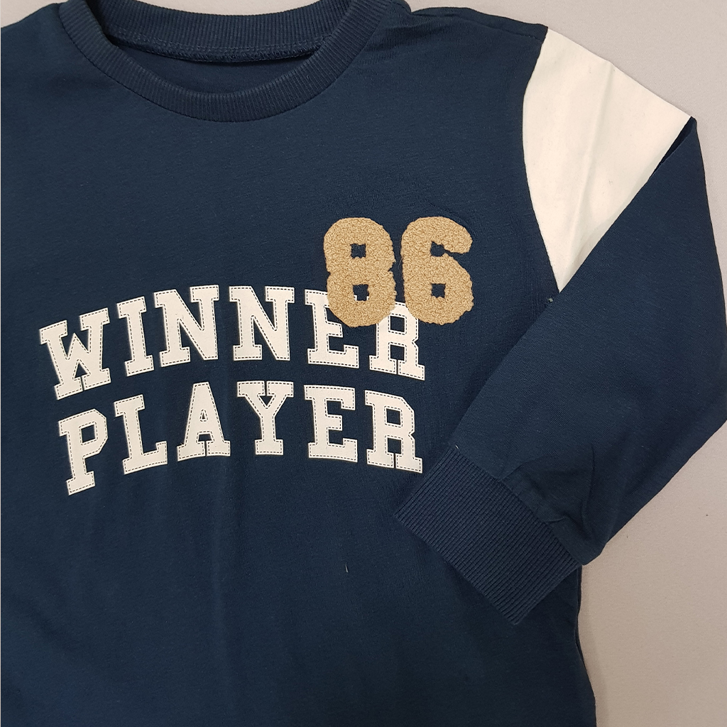 بلوز پسرانه 29227 سایز 9 ماه تا 8 سال کد 32 مارک LC WALKIKI