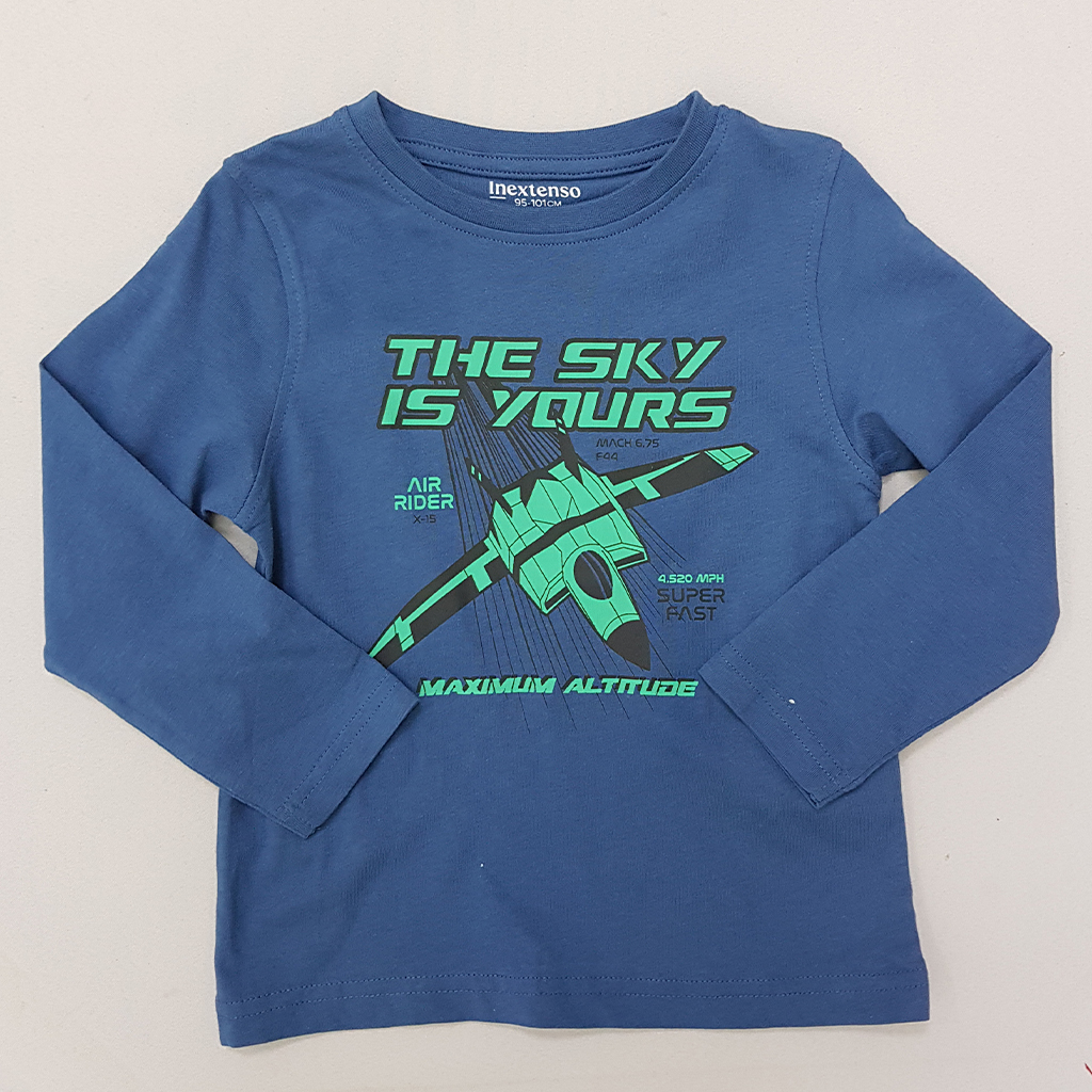 بلوز پسرانه 29227 سایز 3 تا 14 سال کد 30 مارک Inextenso