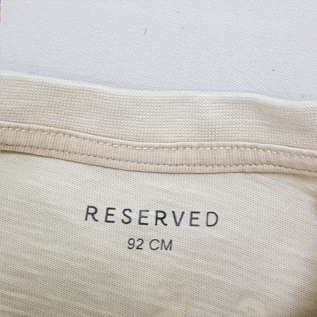 بلوز پسرانه 29227 سایز 12 ماه تا 5 سال کد 31 مارک Reserved   *