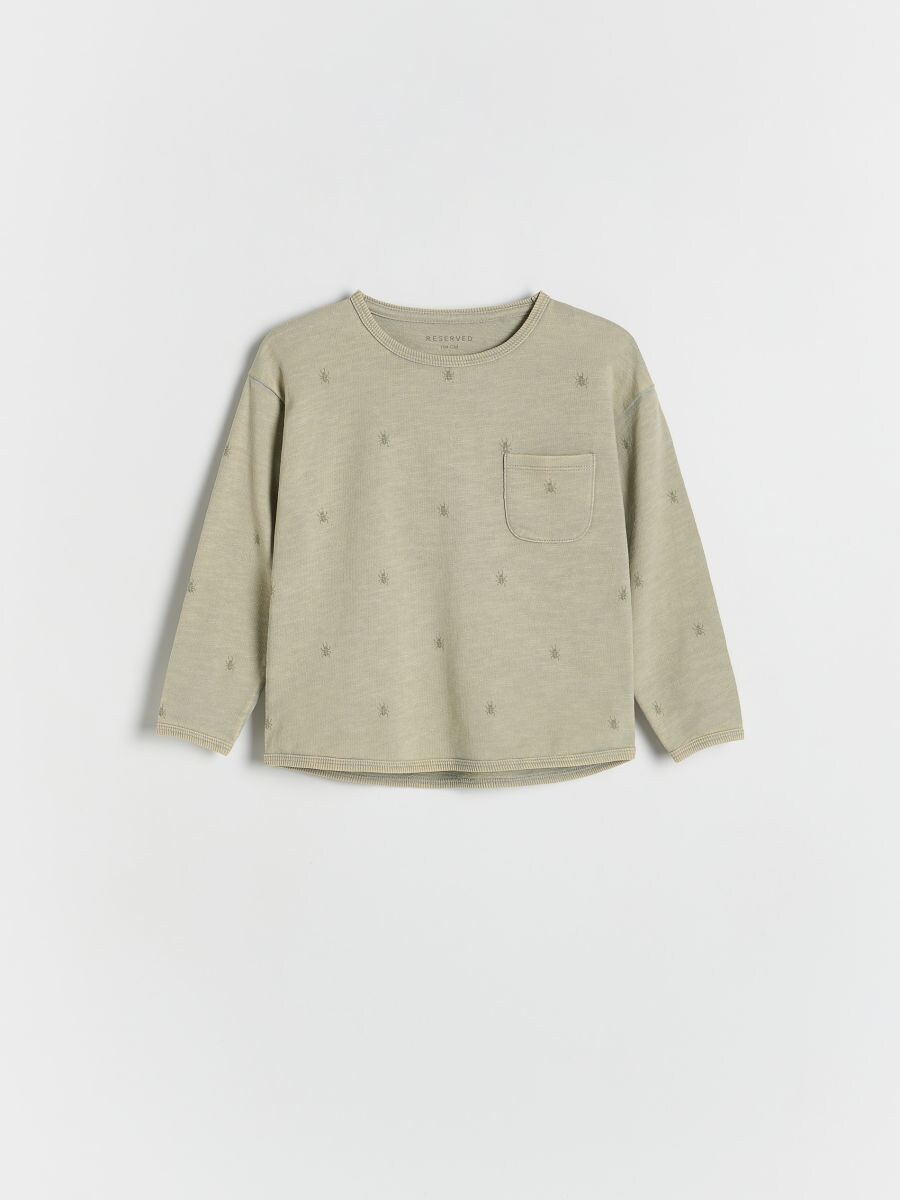 بلوز پسرانه 29227 سایز 3 ماه تا 6 سال کد 35 مارک Reserved