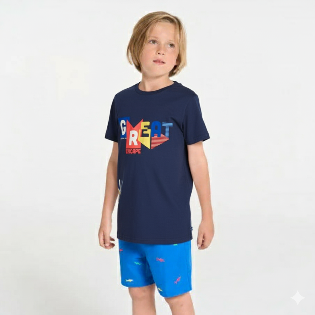 بلوز پسرانه 29227 سایز 3 تا 12 سال کد 37 مارک OKAIDI