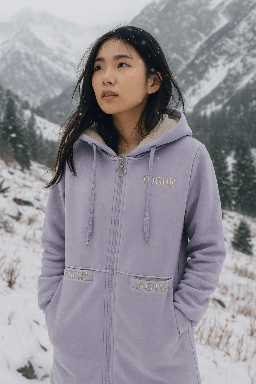 سویشرت بلند داخل کرک زنانه کد 418496