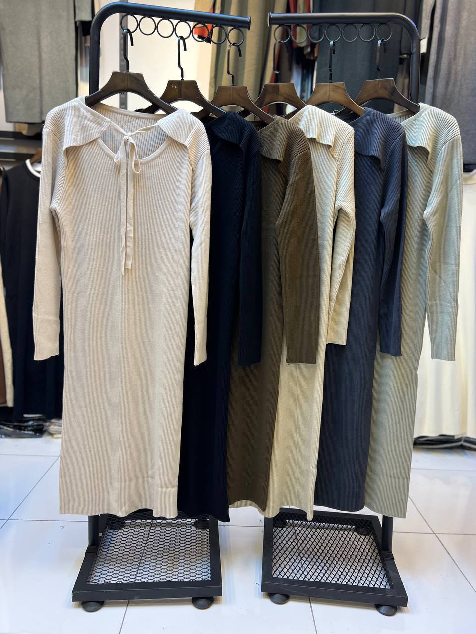 پیراهن بافت گرم بالا زنانه کد 418497