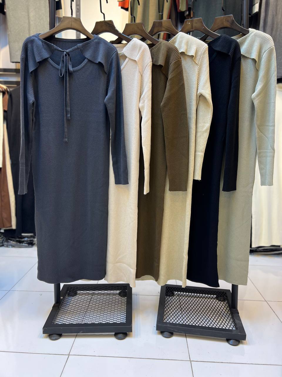 پیراهن بافت گرم بالا زنانه کد 418497