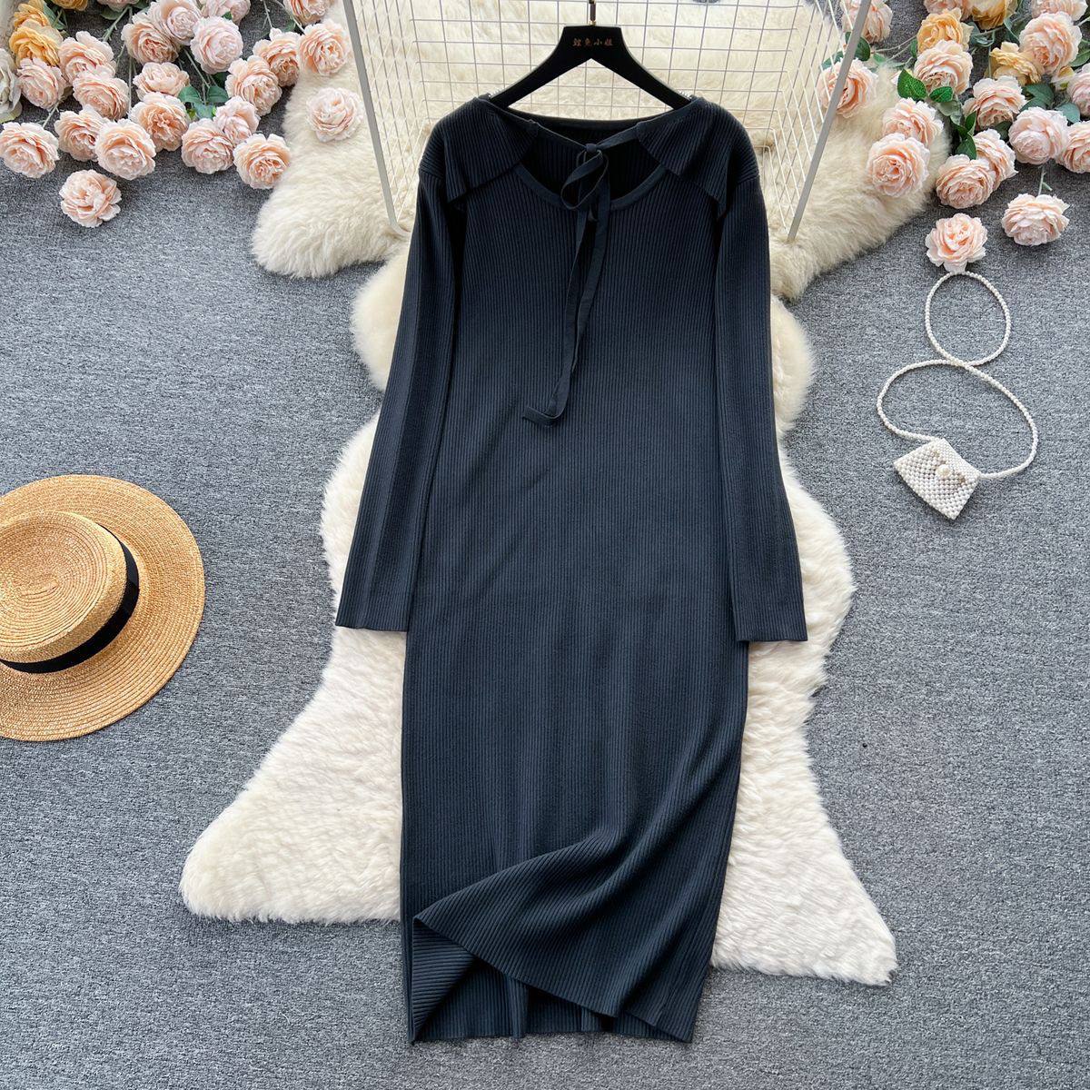 پیراهن بافت گرم بالا زنانه کد 418497