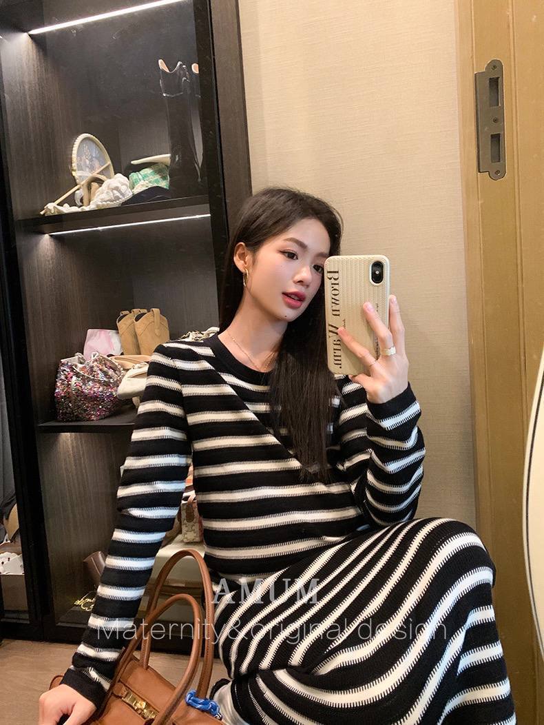 پیراهن بافت گرم بالا زنانه کد 418499