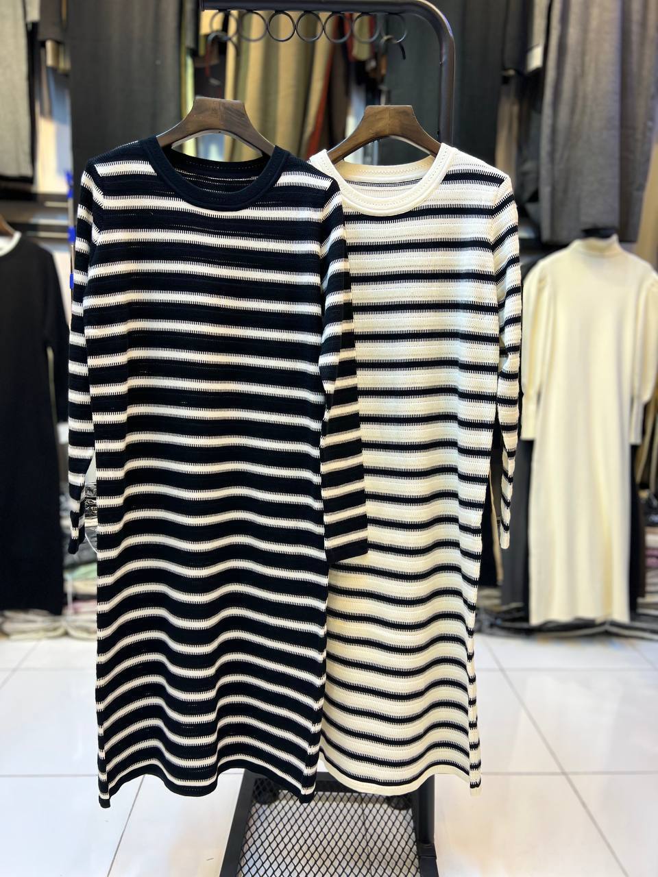 پیراهن بافت گرم بالا زنانه کد 418499