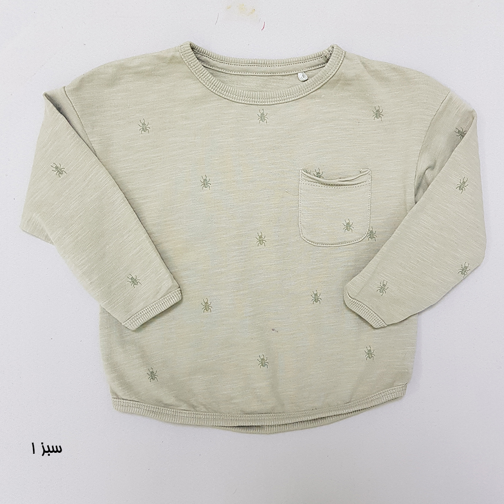 بلوز پسرانه 29227 سایز 3 ماه تا 6 سال کد 35 مارک Reserved   *
