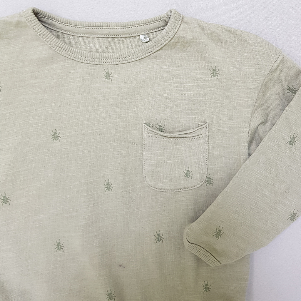 بلوز پسرانه 29227 سایز 3 ماه تا 6 سال کد 35 مارک Reserved   *