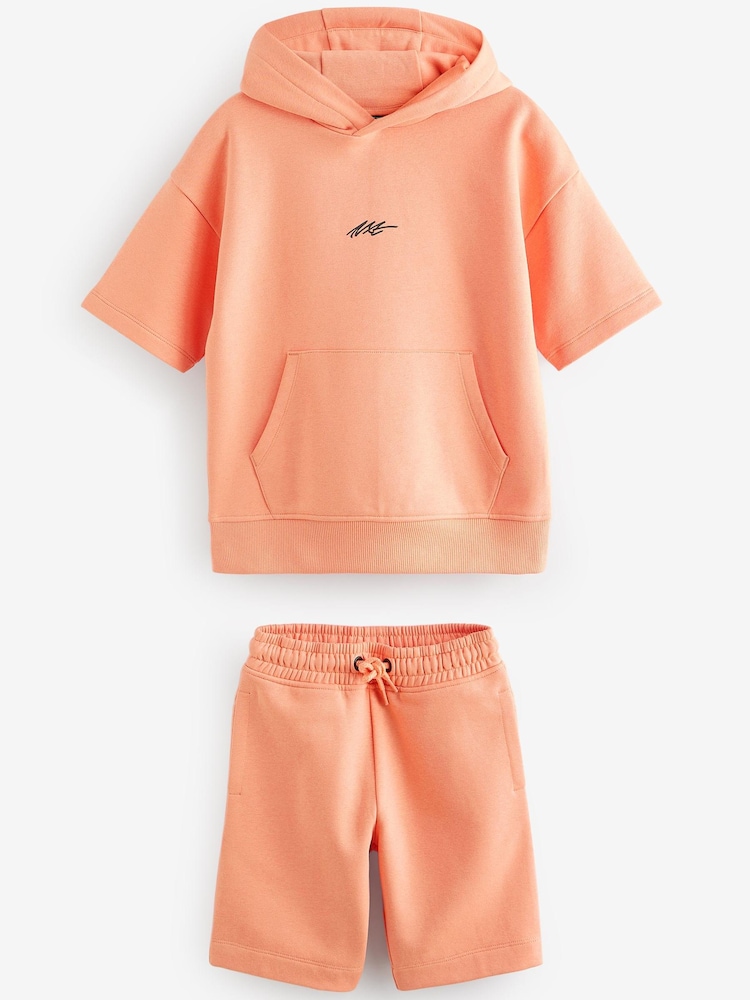 ست هودی و شلوارک پسرانه 29266 سایز 4 تا 14 سال کد 2 مارک NEXT