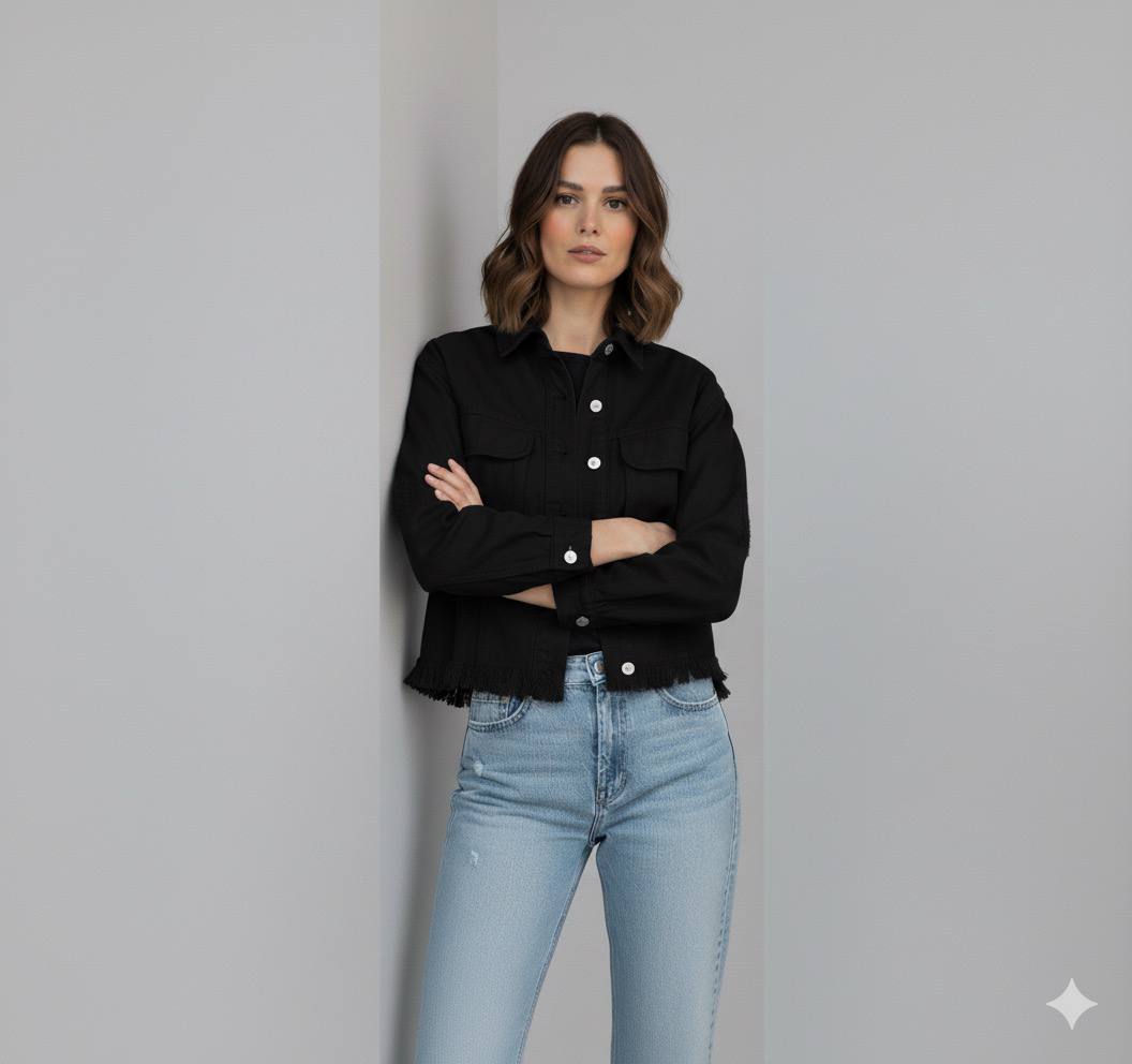 کت جین زنانه برند ZARA کد 418512