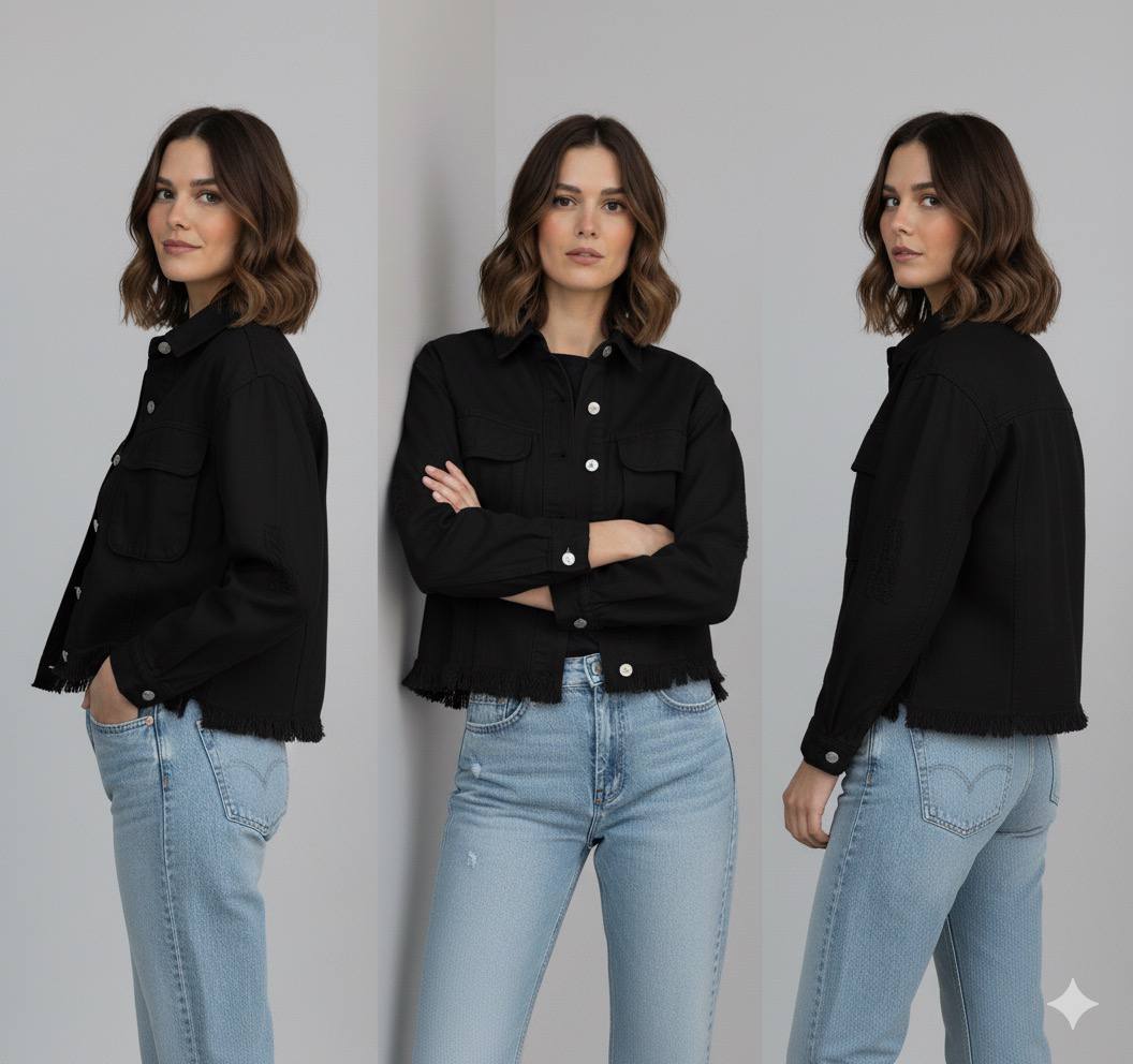 کت جین زنانه برند ZARA کد 418512