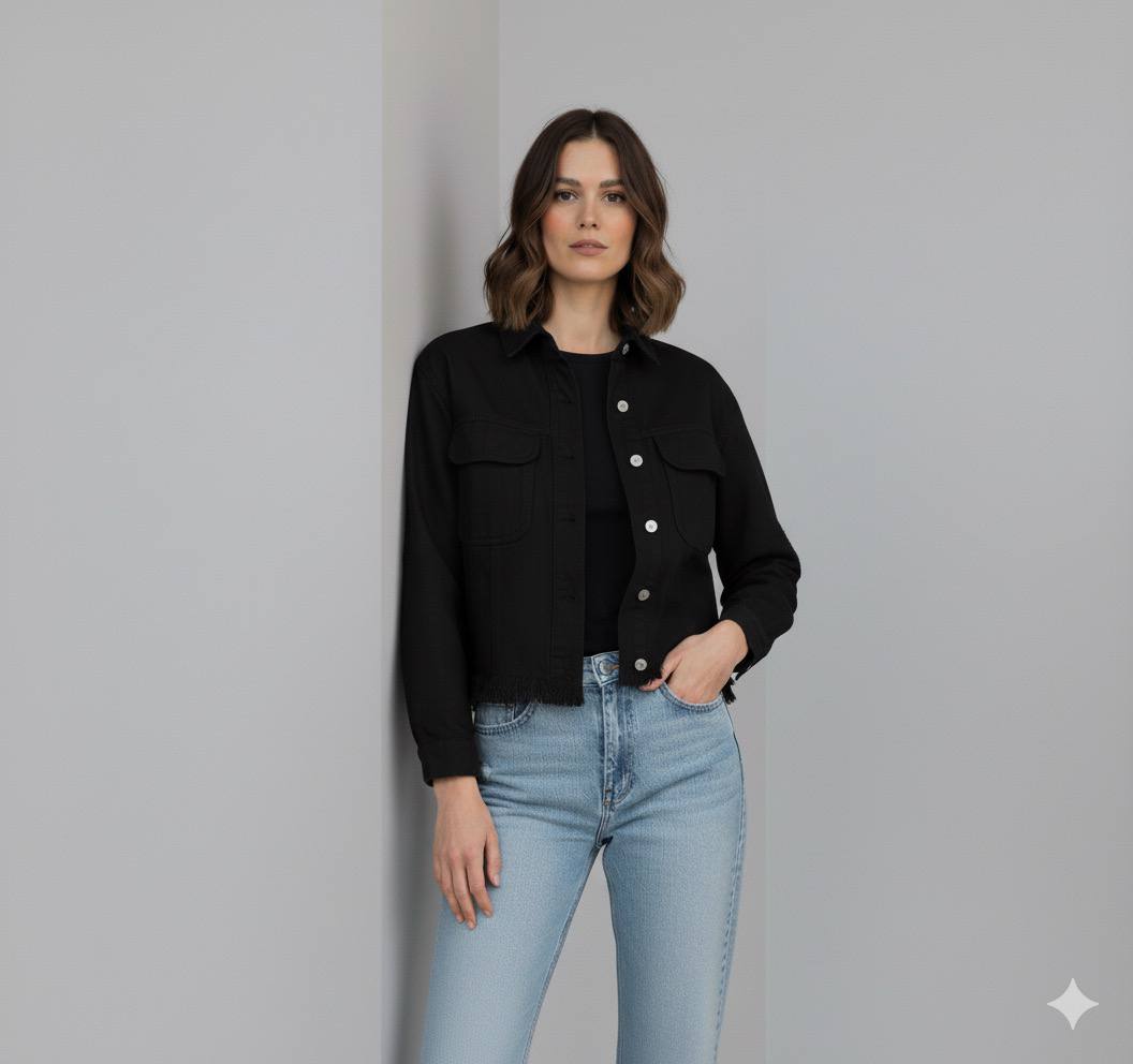 کت جین زنانه برند ZARA کد 418512