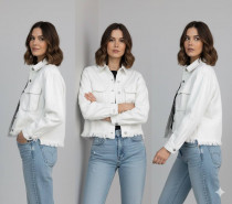 کت جین زنانه برند ZARA کد 418512