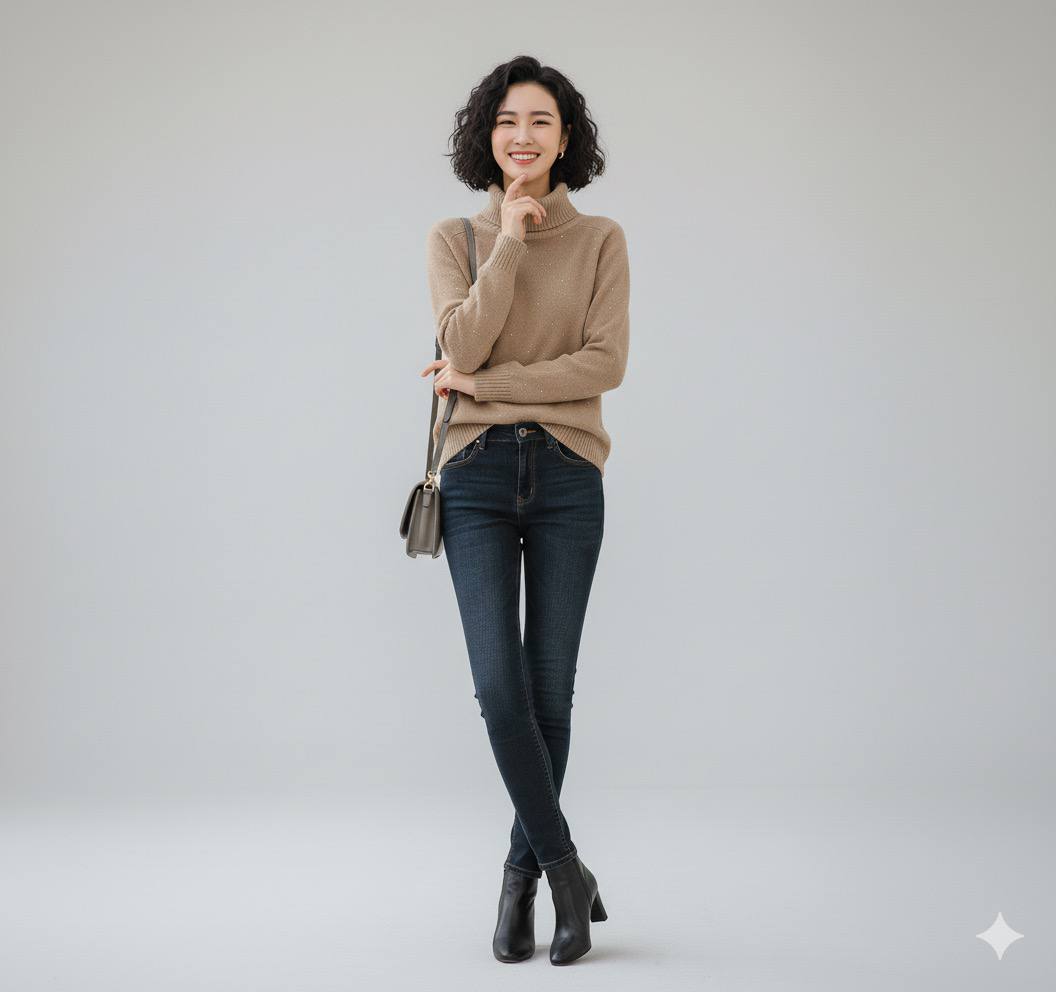 بافت یقه اسکی زنانه کد 418515