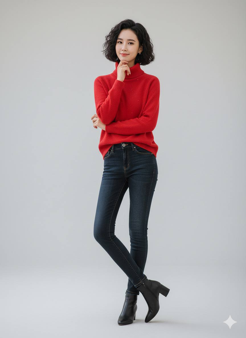 بافت یقه اسکی زنانه کد 418515