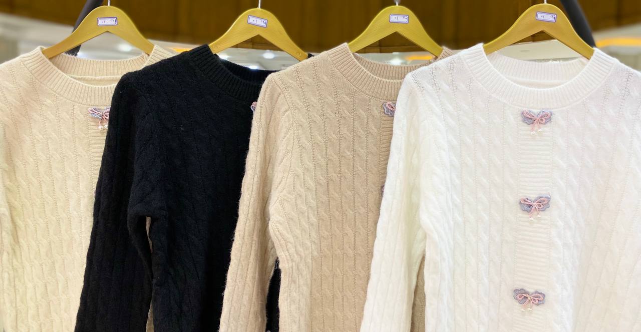 بافت طرح پاپیونی زنانه کد 418522