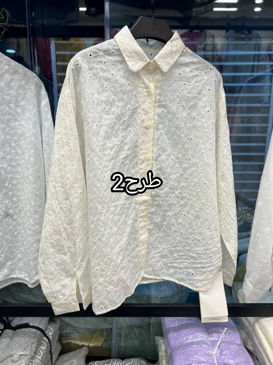 شومیز خامه دوزی زنانه کد 418529