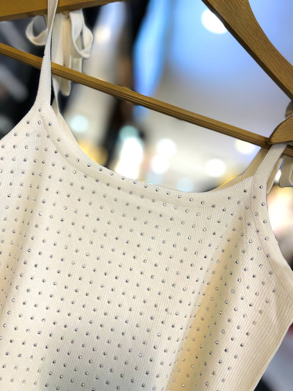 تاپ بافت نگینی زنانه کد 418533