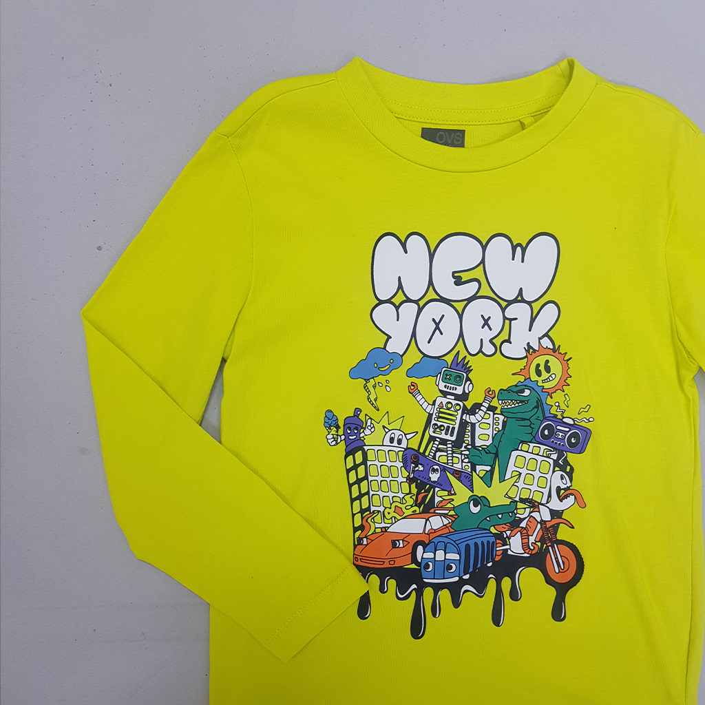 بلوز پسرانه 29191 سایز 3 تا 10 سال کد 2 مارک OVS   *