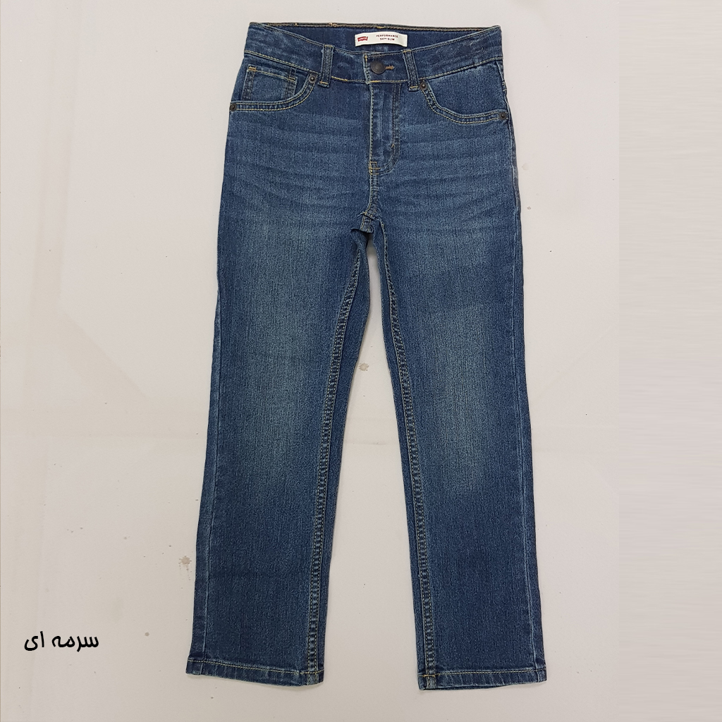 شلوار جینز پسرانه 29058 سایز 12 ماه تا 13 سال کد 1 مارک Levis   *
