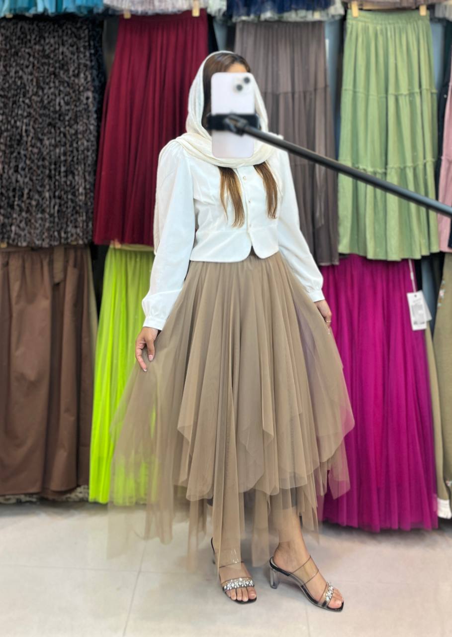 دامن تور مدل هفت هشتی زنانه کد 418562