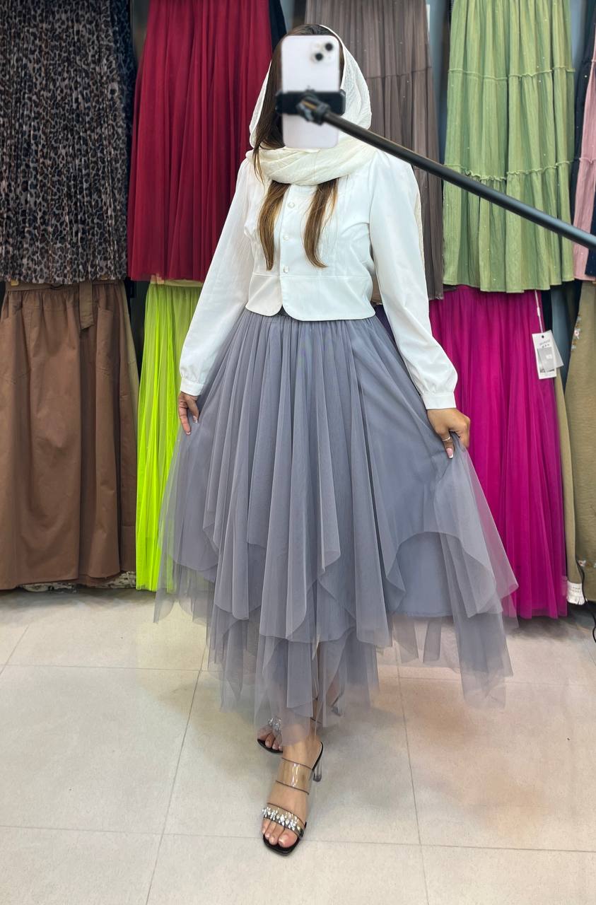 دامن تور مدل هفت هشتی زنانه کد 418562