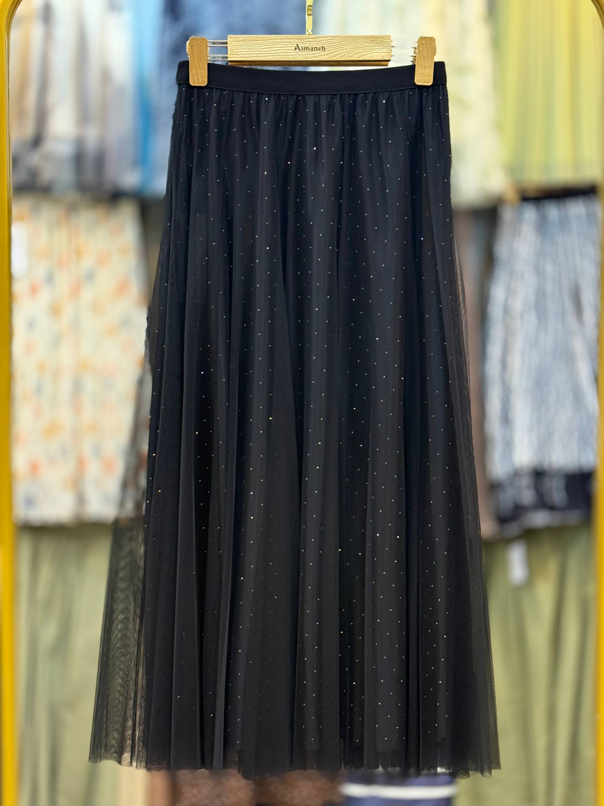 دامن نگین دار زنانه کد 418566