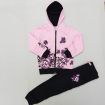 ست سویشرت شلوار دخترانه 28459 سایز 4 تا 5 سال کد 2 مارک H&M