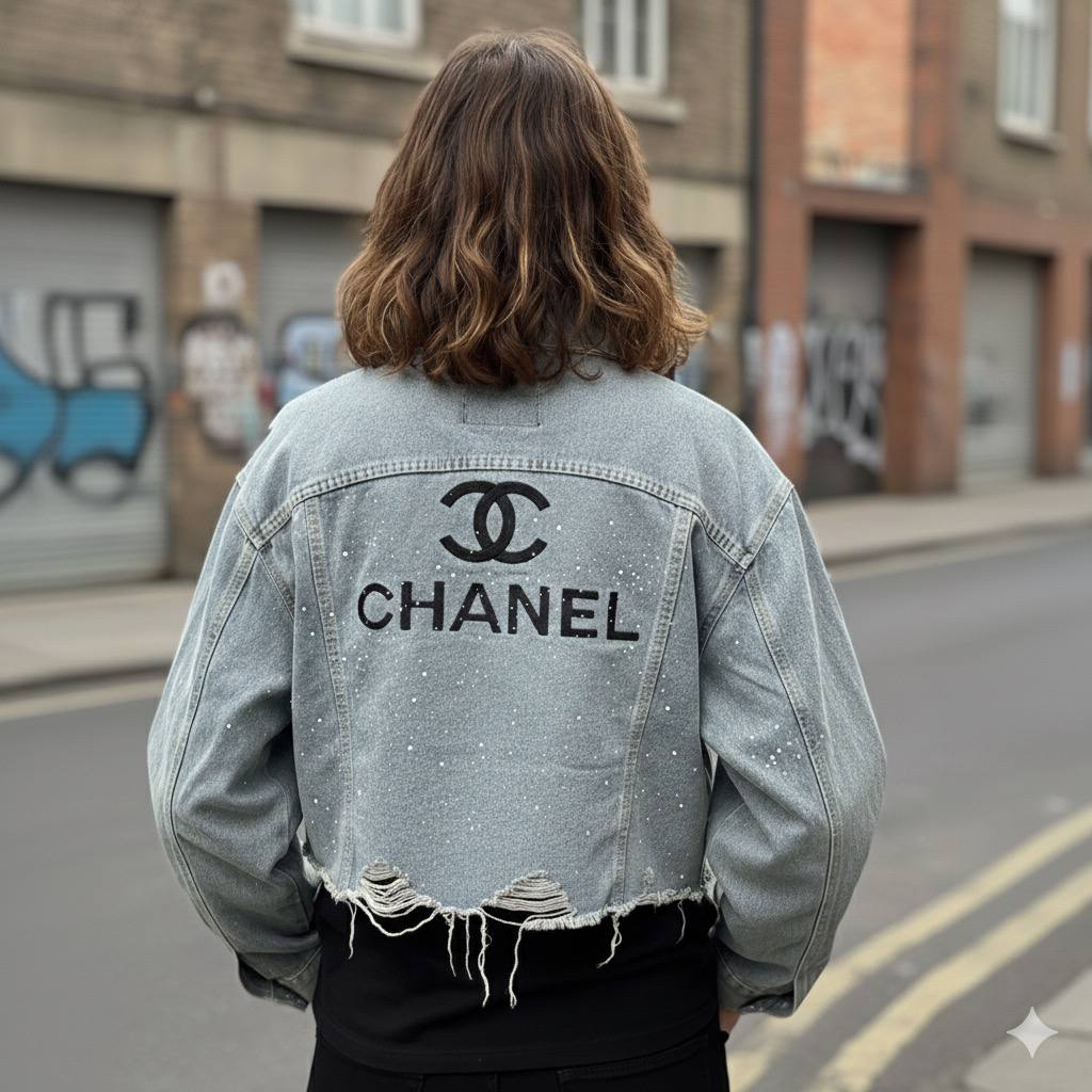 کت جین کار شده زنانه برند CHANEL کد 418592