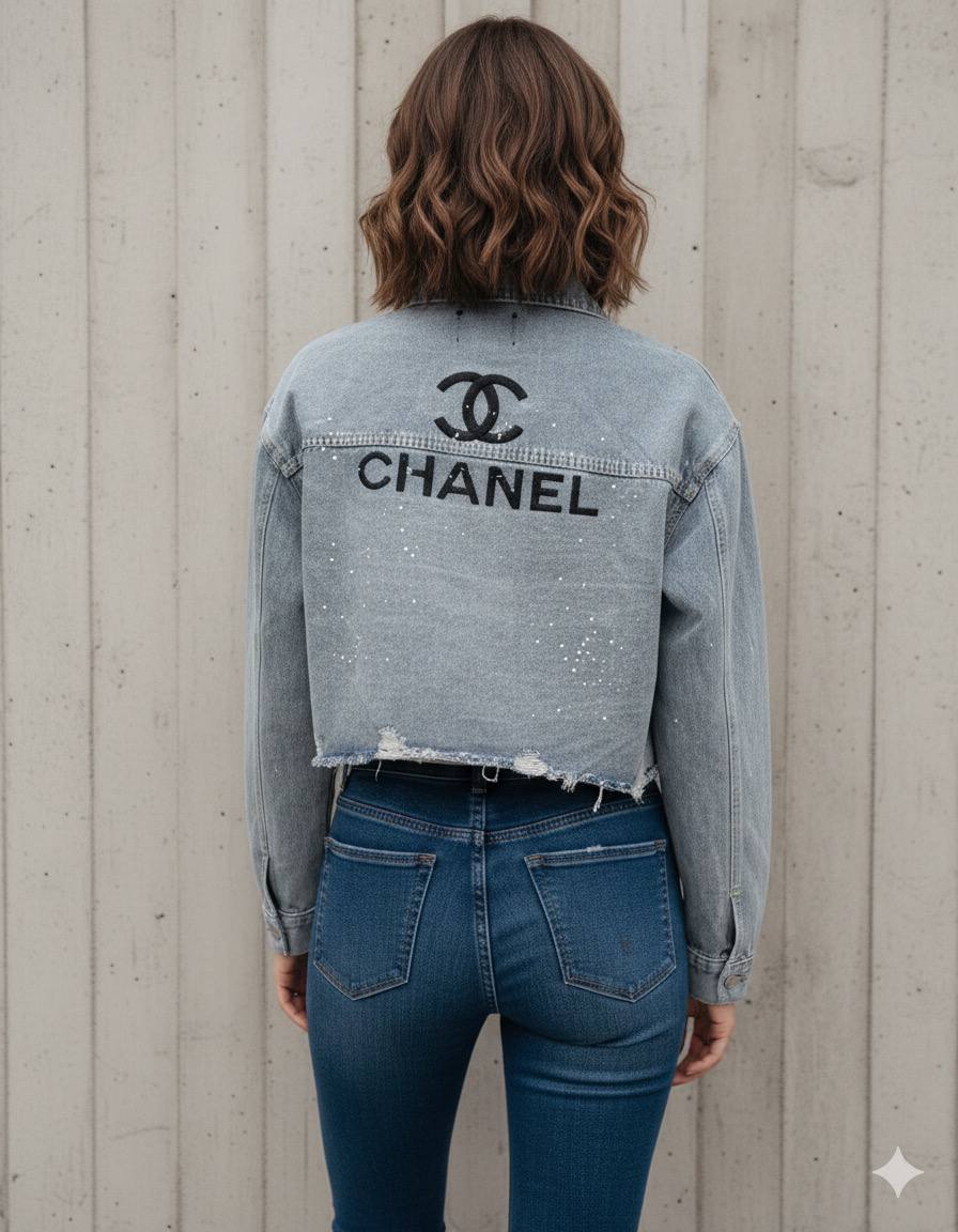 کت جین کار شده زنانه برند CHANEL کد 418592