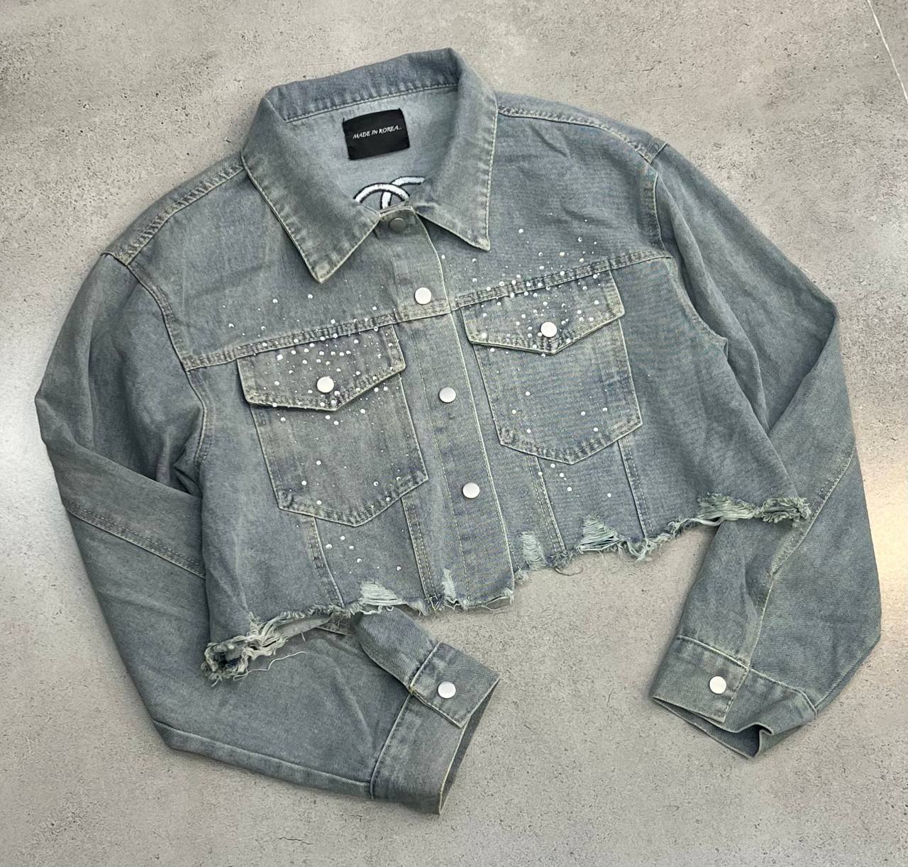 کت جین کار شده زنانه برند CHANEL کد 418592