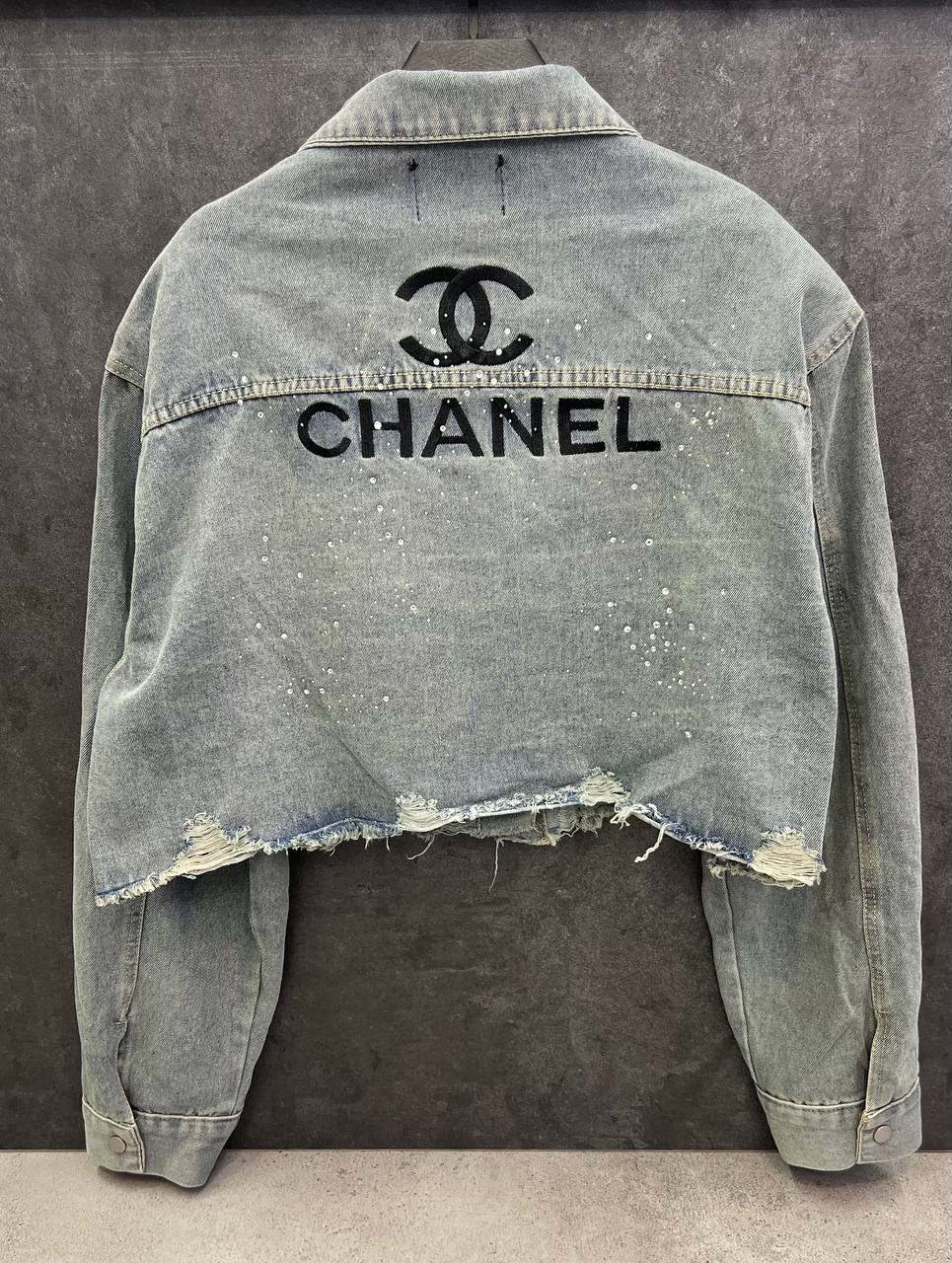 کت جین کار شده زنانه برند CHANEL کد 418592