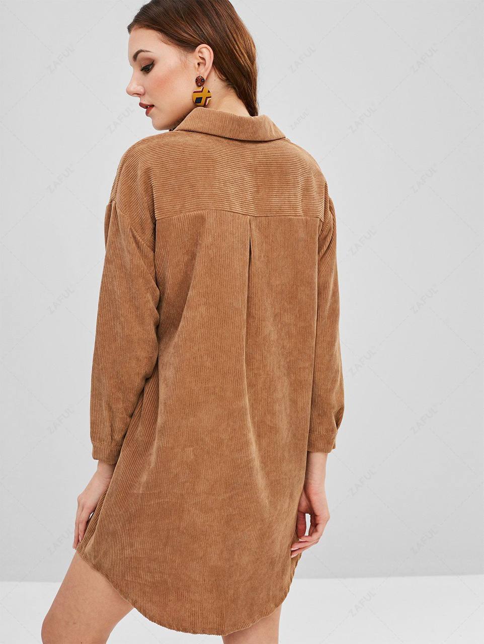 شومیز مانتویی کبریتی زنانه کد 418593