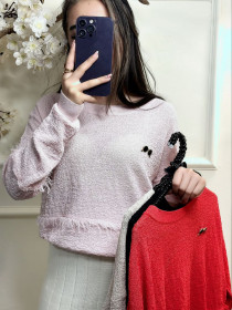 بلوز بافت اسپورت قواره دار زنانه کد 418601