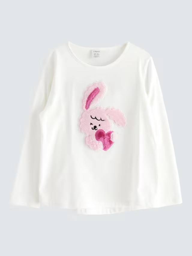 بلوز دخترانه 29334 سایز 1.5 تا 8 سال مارک LINDEX