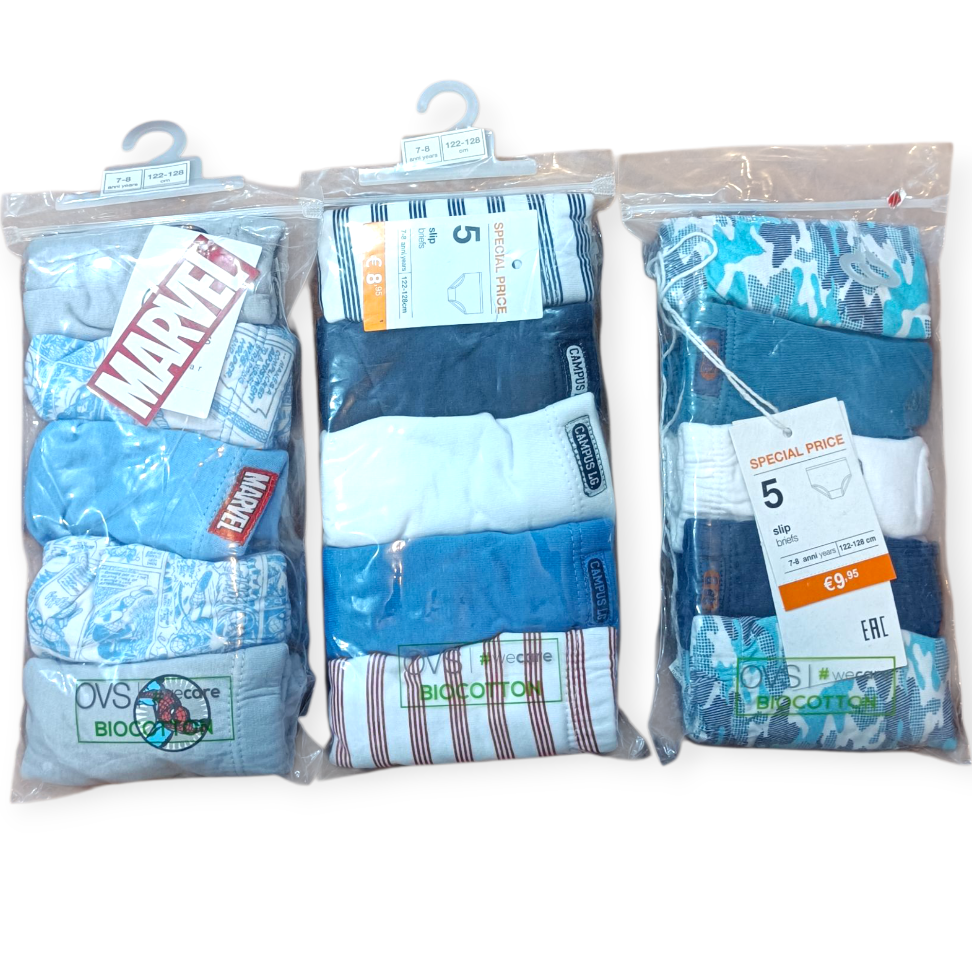 پک ۲ عددی شورت اسلیپ پسرانه برند اروپایی کد 2205636