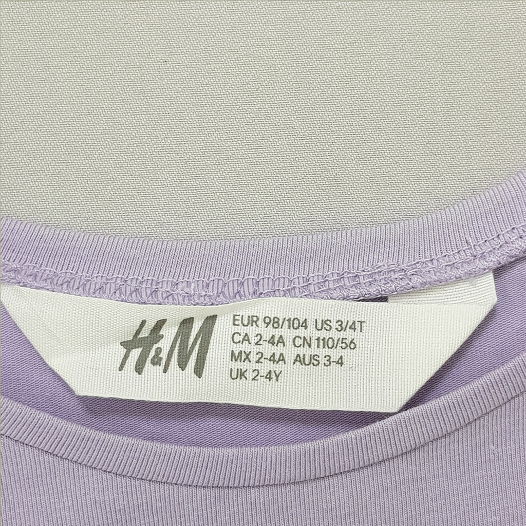 بلوز دخترانه 29329 سایز 1.5 تا 10 سال مارک H&M