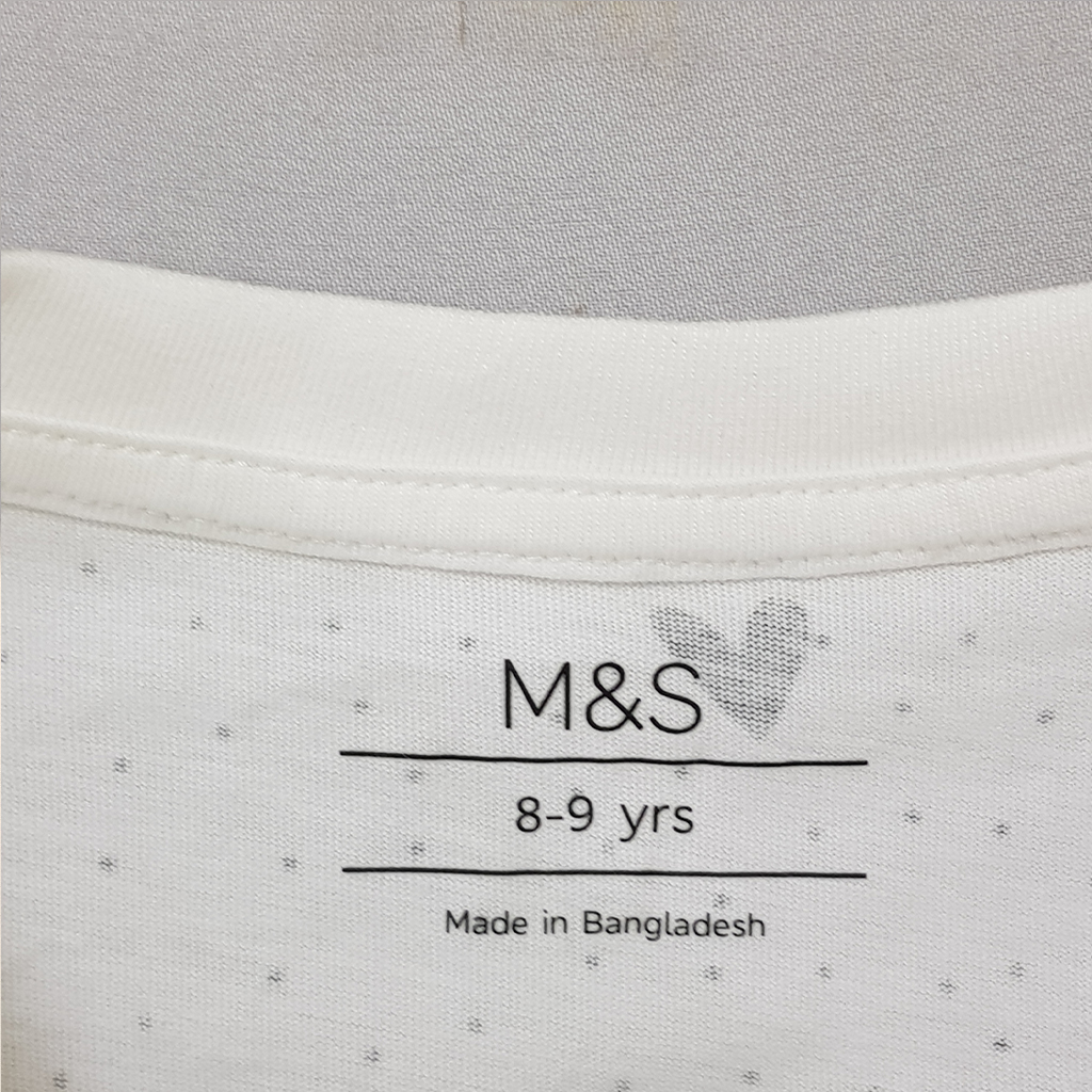 بلوز دخترانه 29339 سایز 7 تا 14 سال مارک M&S