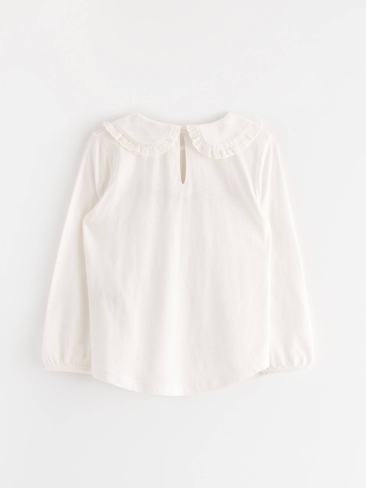 بلوز یقه دار دخترانه 29312 سایز 1.5 تا 8 سال مارک LINDEX