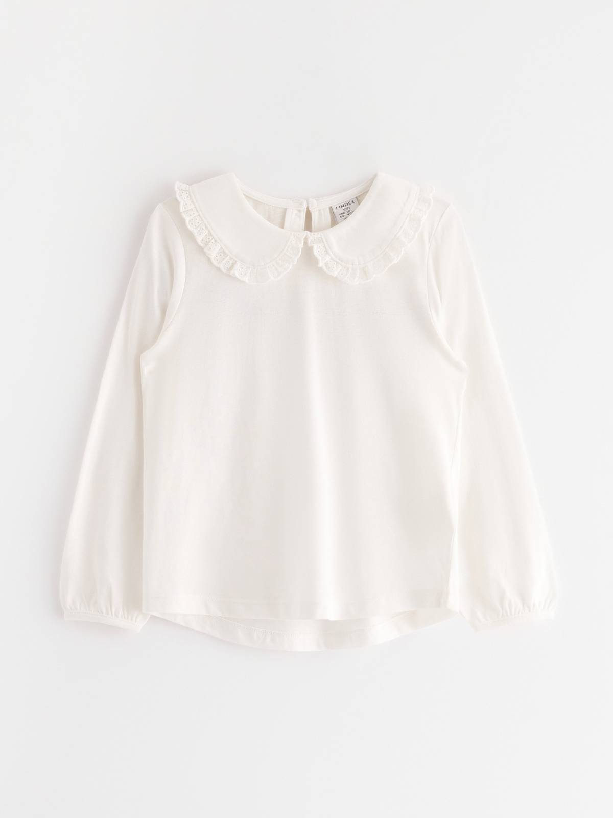 بلوز یقه دار دخترانه 29312 سایز 1.5 تا 8 سال مارک LINDEX