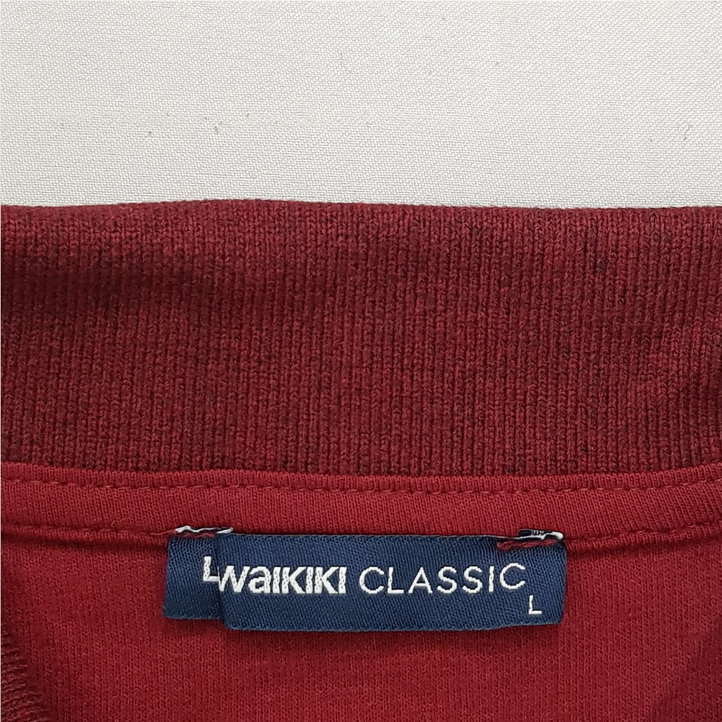 بلوز یقه دار مردانه 29406 مارک LC WAIKIKI