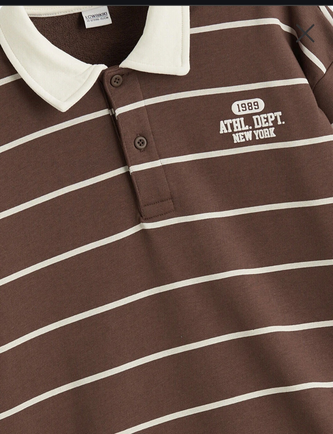 بلوز یقه دار پسرانه 29512 سایز 7 تا 14 سال مارک LC WAIKIKI