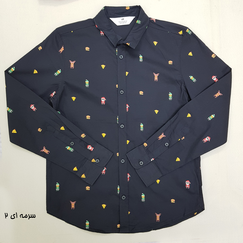 پیراهن پسرانه 29460 سایز 8 تا 15 سال مارک H&M