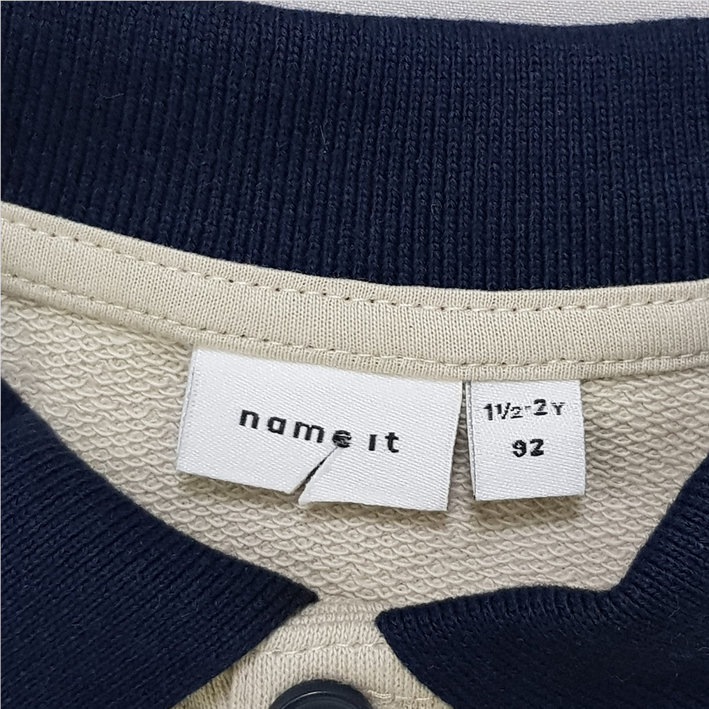 پلیور یقه دار پسرانه 29513 سایز 9 ماه تا 14 سال مارک Name It