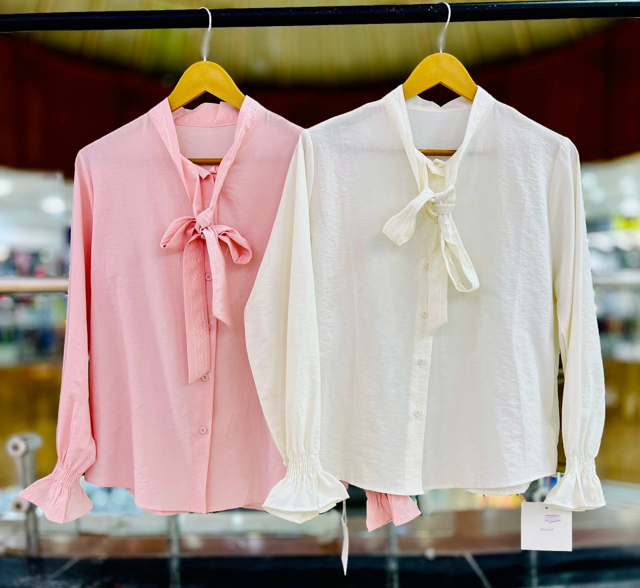 شومیز یقه گیپوری زنانه کد 418645