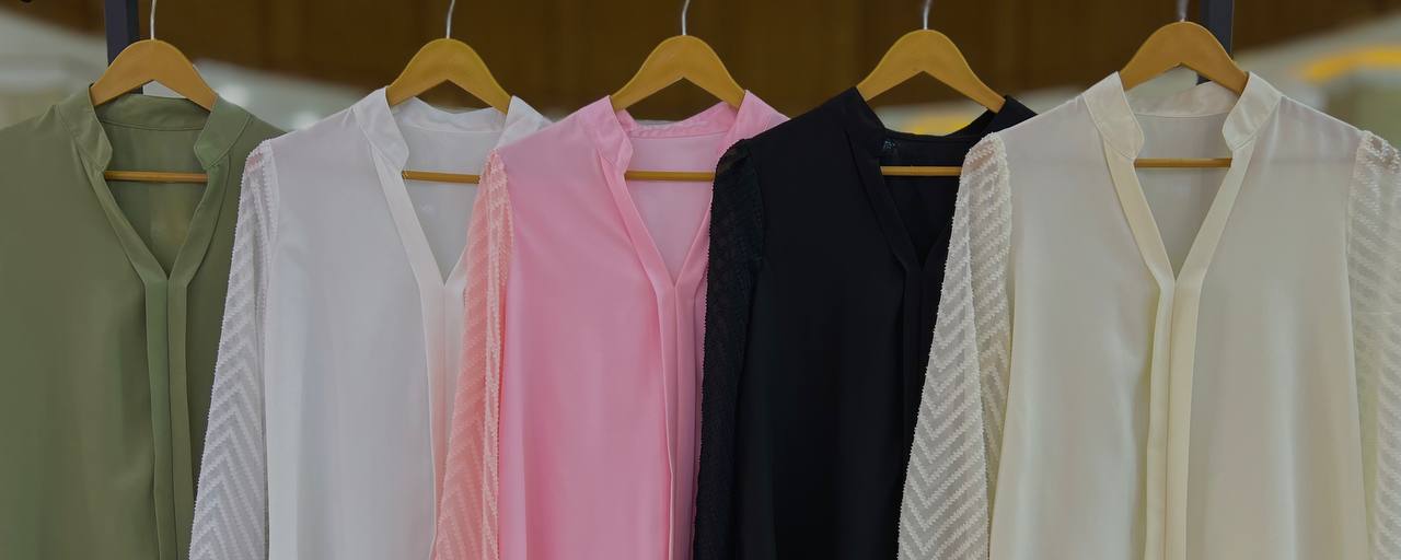 بلوز آستین گیپوری زنانه کد 418648